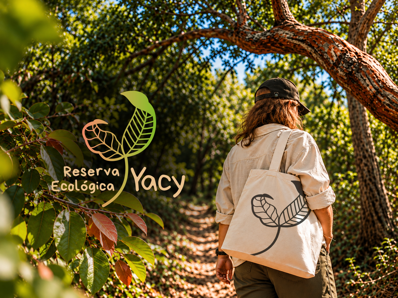 Identidade visual da Reserva Ecológica Yacy em Japaratinga, Alagoas